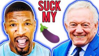 Jerry Jones EXPOSED by Jamie Foxx for MEAT SIZE comments‼️