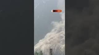 Glacier debris buries Swiss village