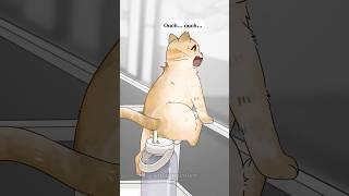 First Day at Work and the Shock Called… A Mischievous Cat! #cat #animals #animation