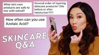 What Order to Layer Skincare Products? Too Much Hyaluronic Acid? Answering Your Skincare Questions!