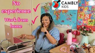 how to teach english online with no experience or degree, teaching with cambly and cambly kids