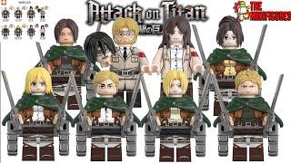 Lego Attack On Titan Minifigures Review Unofficial By WM Blocks WM6165