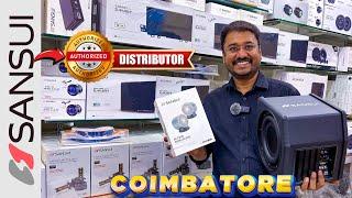 New Launch SANSUI l Car android, Speakers, Sub woofer l Car Accessories Wholesale in Coimbatore