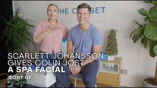 Scarlett Johansson Gives Colin Jost a Spa Facial (Sort Of) | The Outset