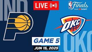 NBA LIVE! Oklahoma City Thunder vs Indiana Pacers Game 5 June 15, 2025 | NBA Finals Live 2K