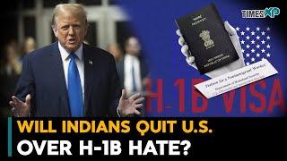 Will Indians in US move back to India amid rising H-1B hate?