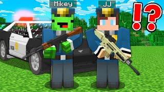 JJ And Mikey became POLICE OFFICER And INVESTIGATED the CRIME in Minecraft Сhallenge Maizen Mizen