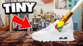 Customizing The SMALLEST Air Max 90's! 