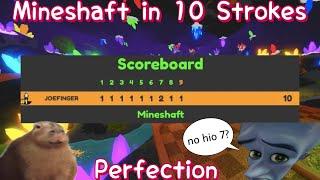 Mineshaft Perfected in 10 • (Center Spawn) • Roblox Super Golf