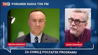 Na żywo: Michał Kobosko w Poranku Radia TOK FM. Zapraszamy!