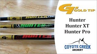 Gold Tip Hunter series arrows at Coyote Creek Archery