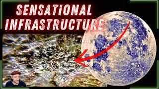 Earth Moon Exposed - Infrastructure on the MOON - #aliens #dwarfplanet #moon #nasa