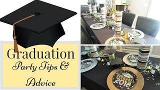 TOP TIPS & ADVICE FOR A GRADUATION PARTY