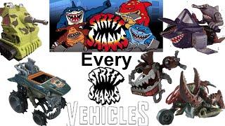 Every Street Sharks Vehicle Comparison List plus eBay prices