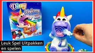 Dizzy Unicorn Spel  uitpakken en spelen | Family Toys Collector