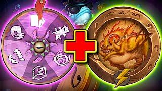 Yogg + Random Spells give us CRAZY Value! | Hearthstone Battlegrounds