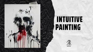 Intuitive painting demo with acrylic and ink