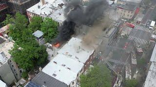 FDNY - First Due Arrival - Brooklyn 3rd Alarm Aerial Perspective w/ Dispatch Radio