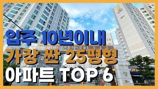 광주광역시 입주 10년이내 가장 싼 25평형 아파트 TOP6/준신축/300세대이상/광산구,북구,남구,동구,서구/23년6월~8월기준/최저매매가/최고매매가/단지별관리비,보유세/매물시세