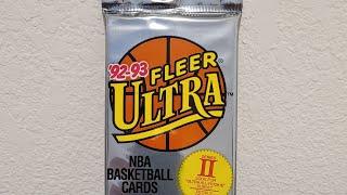 Week #5: Opening Three Packs of Basketball Cards - 1992-93 Fleer Ultra