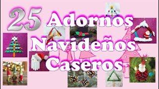 25 Adornos Navideños Caseros