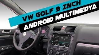 Carvocal CRV-4576 VW Golf 5 9 Inch Android Multimedya Sistemi Montaj Uygulaması