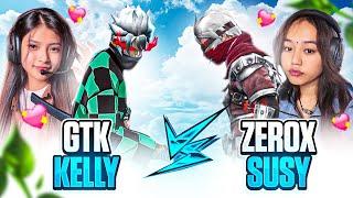 ZEROX & HIS GF vs @kellyyygaming & GTK111  BEST REVENGE 