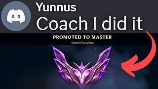 This Jungler hit his dream rank right after our session...