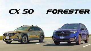 Mazda CX-50 All the Way or the New Subaru Forester? The $50k SUV Challenge.