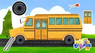 Wheels on the bus | Nursery rhymes for kids | Toddler rhymes song