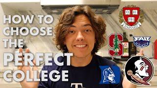 How To Choose The Perfect College | Finding The Best Fit For YOU