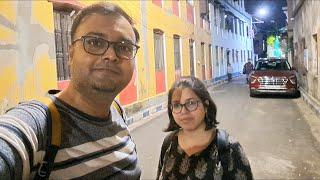 Street night walk From Basanti Devi college to Gariahat Tram Depot || Kolkata narrow lane at night