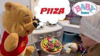 Pojď si hrát, epizoda - PIZZA | Testování hraček, Baby born | Máma v Německu