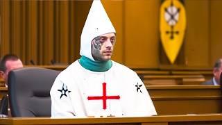 Este membro do KKK debochou do juiz no tribunal. Não VEJA se você é sensível.