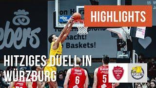 Highlights: FITOne Würzburg Baskets - EWE Baskets Oldenburg (Saison2024/25) | Dyn Basketball