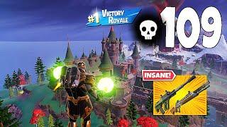 109 Elimination Solo Vs Squads "Zero Build" Gameplay Wins (Fortnite chapter 5)