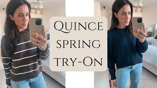 Quince Spring Try-On Haul