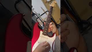 Scalloped Fretboard Candy Apple Red Late 60's Stratocaster