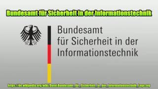 Bundesamt für Sicherheit in der Informationstechnik