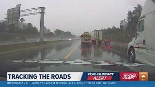 Severe weather impacts traffic across Charlotte, NC metro Wednesday