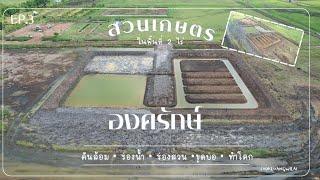 ทำสวนเกษตร อำเภอองครักษ์ ในพื้นที่ 2 ไร่ (EP.3)