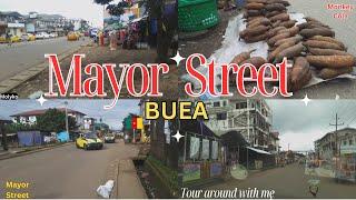 DRIVE THROUGH THE MOST DEVELOPING STREET'S IN CAMEROON, MAYOR STREET./AFRICA