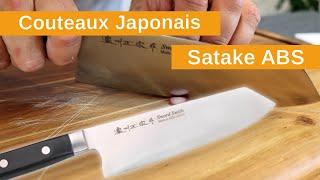 Présentation des couteaux japonais Satake ABS