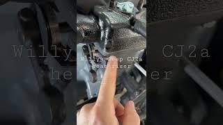 Heat riser Willy’s jeep cj2a what does it look like when installed correctly?