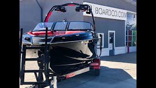 2019 Centurion Ri237 Walkthrough - Black / Red Wakesurf Boat for Sale in Utah