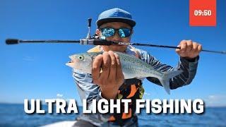 Ultralight Fishing with Ocean's Legacy QUEST Rod | Micro Softbaiting | Ajing