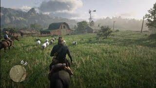 Red Dead Redemption 2 - Open World free roam Gameplay ( ps4 slim HD ) 1080p -  Ps4 slim 500 gb