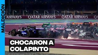 GRAN PREMIO DE QATAR: CHOCARON A FRANCO COLAPINTO Y QUEDÓ AFUERA DE LA CARRERA | #Maldicion