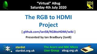 ABug 05: The RGB to HDMI Project (Ian Bradbury) BBC Micro Acorn Electron Atom Dragon 32 ZX Spectrum