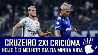 CRUZEIRO 2X1 CRICIÚMA - CAMPEONATO BRASILEIRO